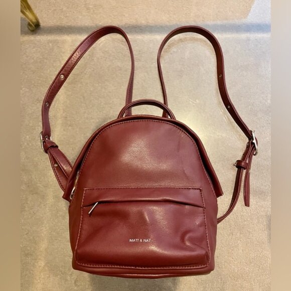Matt & Nat Vegan Leather Small Backpack - Picture 1 of 7